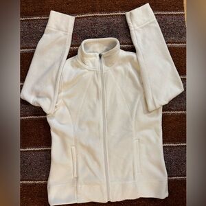 Izod Women's White Full Zip Fleece Jacket Size Small